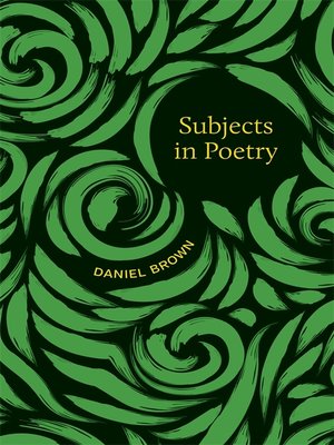 cover image of Subjects in Poetry